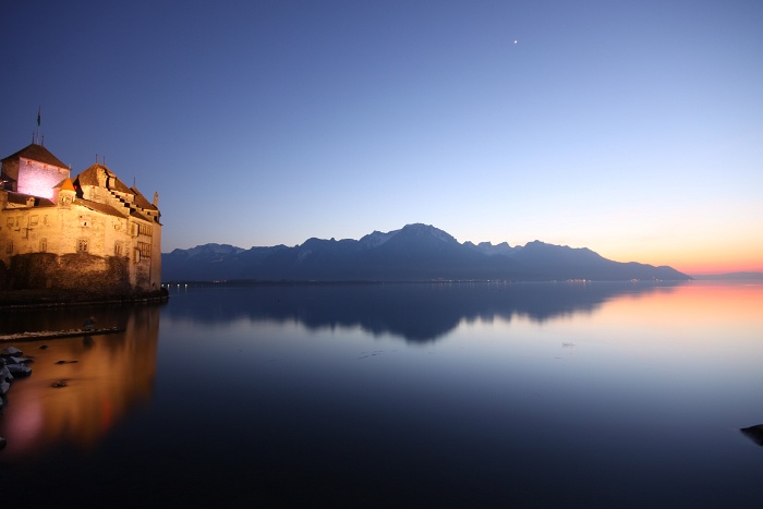 Coucher soleil Montreux - 024